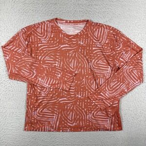 Under Armour Shirt Womens Large Loose Pink UA Fish Pro‎ Boating Angler Outdoors